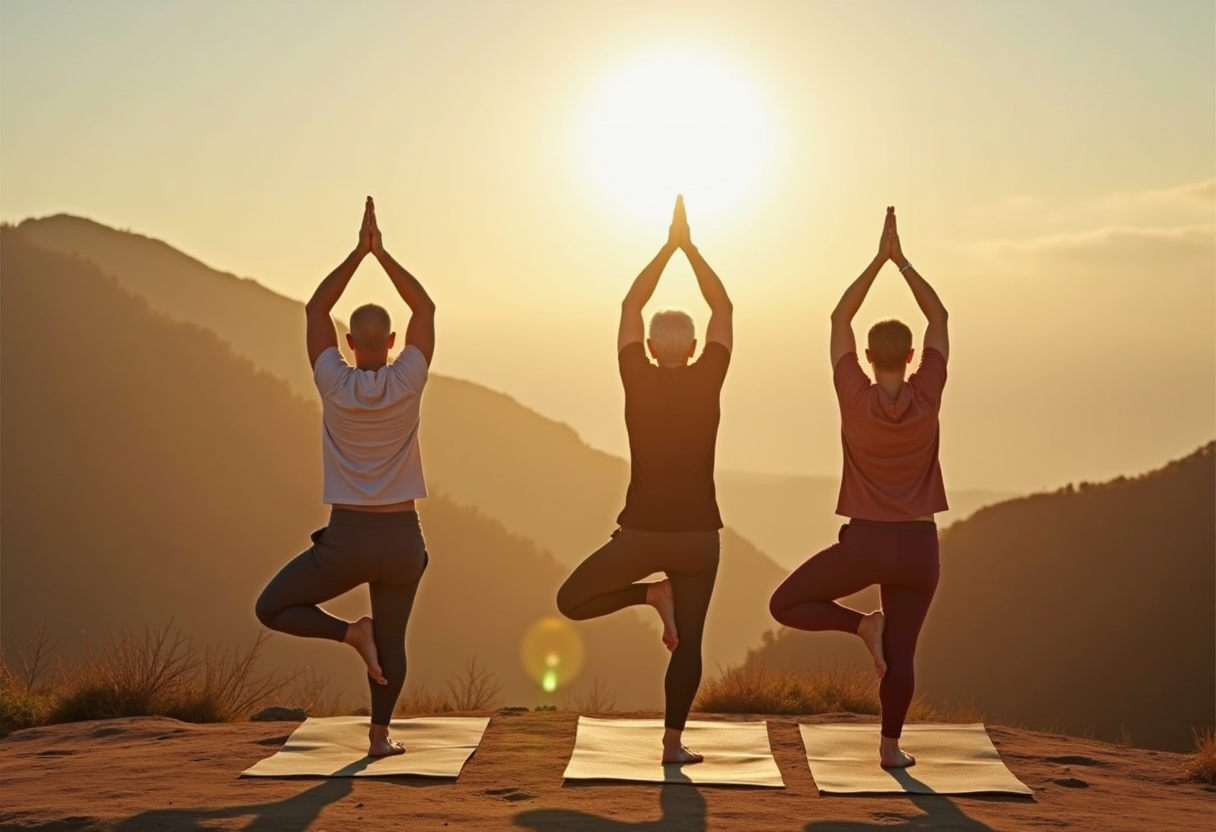 Вправи на баланс для чоловіків старшого віку