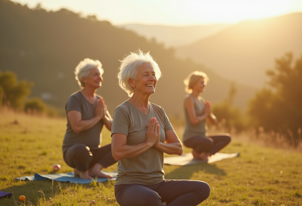 Заняття йогою для людей старшого віку