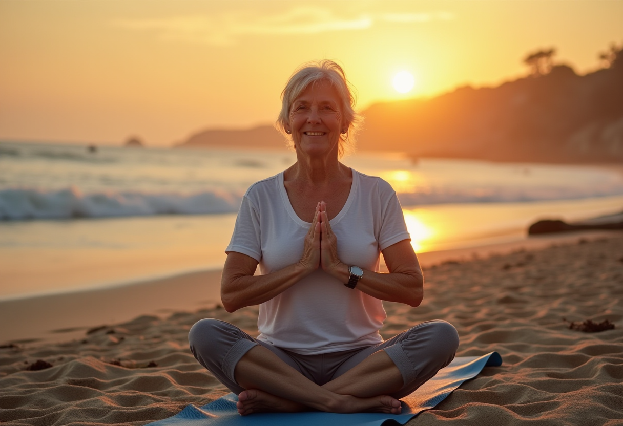 Дихальні вправи йоги для жінок старшого віку